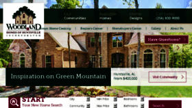 What Woodlandhomes.com website looked like in 2017 (6 years ago)
