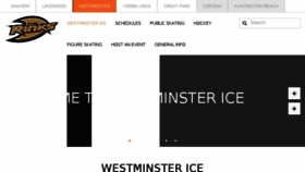 What Westminstericerink.com website looked like in 2017 (6 years ago)