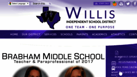 What Willisisd.org website looked like in 2017 (8 years ago)