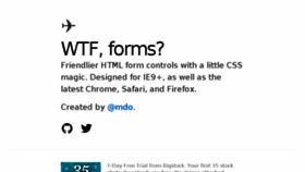 What Wtfforms.com website looked like in 2017 (6 years ago)