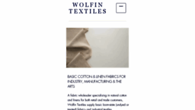 What Wolfintextiles.co.uk website looked like in 2017 (6 years ago)