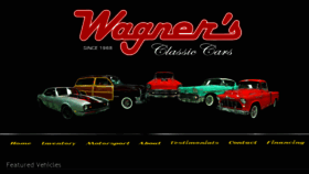 What Wagnersclassiccars.com website looked like in 2017 (6 years ago)