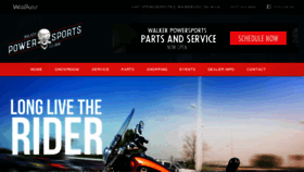What Walkerpowersports.com website looked like in 2017 (6 years ago)