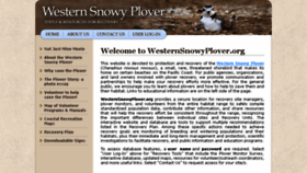 What Westernsnowyplover.org website looked like in 2017 (6 years ago)