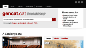 What Web.gencat.cat website looked like in 2017 (6 years ago)