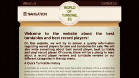 What Worldofturntables.com website looked like in 2017 (6 years ago)