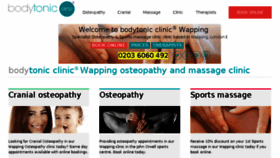 What Wappingosteopathy.co.uk website looked like in 2017 (6 years ago)