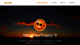 What Weathersnoop.com website looked like in 2017 (6 years ago)