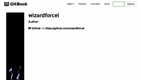 What Wizardforcel.gitbooks.io website looked like in 2017 (6 years ago)