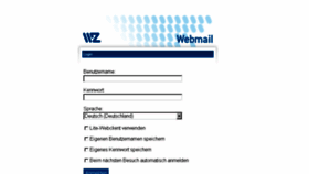 What Webmail.datazug.ch website looked like in 2017 (6 years ago)