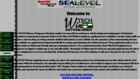 What Win-tech.com website looked like in 2017 (6 years ago)