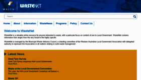 What Wastenet.net.au website looked like in 2017 (6 years ago)