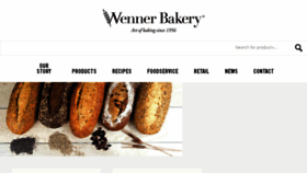 What Wennerbakery.com website looked like in 2017 (6 years ago)