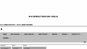 What Wkchevy.com website looked like in 2017 (6 years ago)