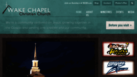 What Wakechapelchurch.org website looked like in 2017 (6 years ago)