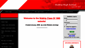 What Waltrip65.com website looked like in 2017 (6 years ago)