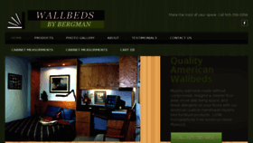 What Wallbedsbybergman.com website looked like in 2017 (6 years ago)