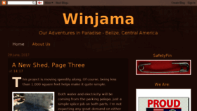 What Winjama.net website looked like in 2017 (6 years ago)
