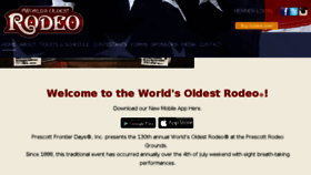 What Worldsoldestrodeo.com website looked like in 2017 (6 years ago)