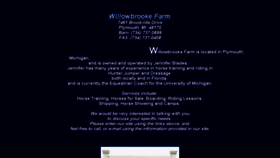 What Willowbrooke-farm.com website looked like in 2017 (6 years ago)