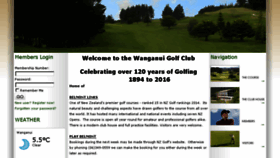 What Wanganuigolfclub.co.nz website looked like in 2017 (6 years ago)