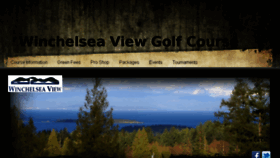 What Winchelseaviewgolfcourse.com website looked like in 2017 (8 years ago)