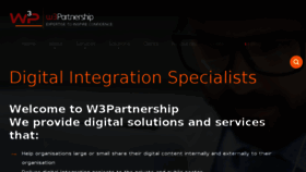 What W3partnership.com website looked like in 2017 (7 years ago)