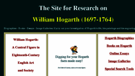 What William-hogarth.de website looked like in 2017 (6 years ago)