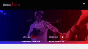 What Whitecollarboxing.ie website looked like in 2017 (6 years ago)