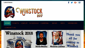 What Winstockfestival.com website looked like in 2017 (6 years ago)