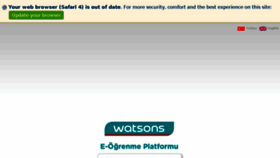What Watsons.myenocta.com website looked like in 2017 (6 years ago)