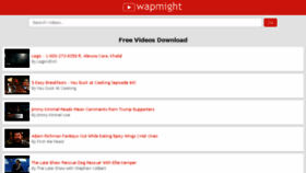 What Wapmight.com website looked like in 2017 (6 years ago)