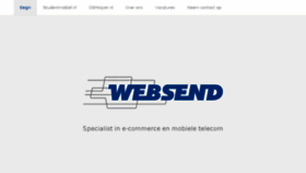 What Websend.nl website looked like in 2017 (6 years ago)