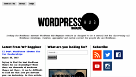 What Wphubmagazine.com website looked like in 2017 (6 years ago)