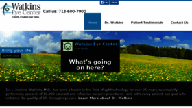 What Watkinseyecenter.com website looked like in 2017 (6 years ago)