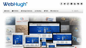 What Webhugh.com website looked like in 2017 (6 years ago)