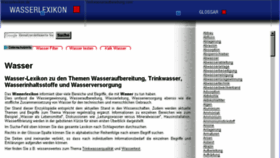 What Wasser-lexikon.de website looked like in 2017 (6 years ago)