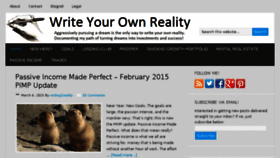 What Writeyourownreality.com website looked like in 2017 (6 years ago)