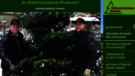 What Weihnachtsbaeume-holstein.de website looked like in 2017 (6 years ago)