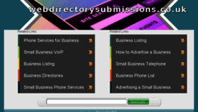 What Webdirectorysubmissions.co.uk website looked like in 2017 (6 years ago)