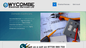What Wycombe-electrical.com website looked like in 2017 (6 years ago)
