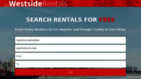 What Westsiderentals.com website looked like in 2017 (6 years ago)