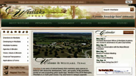 What Westlake-tx.org website looked like in 2017 (6 years ago)