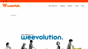 What Weefab.com website looked like in 2017 (6 years ago)