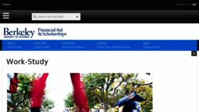 What Workstudy.berkeley.edu website looked like in 2017 (6 years ago)