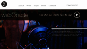 What Weboracle.com.au website looked like in 2017 (6 years ago)