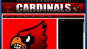 What Wccardsboosters.com website looked like in 2017 (6 years ago)