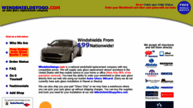What Windshieldstogo.com website looked like in 2017 (6 years ago)