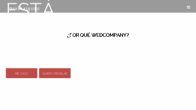 What Wedcompany.com website looked like in 2017 (6 years ago)