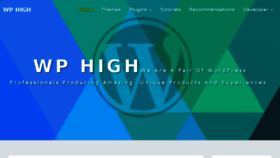What Wphigh.com website looked like in 2017 (6 years ago)